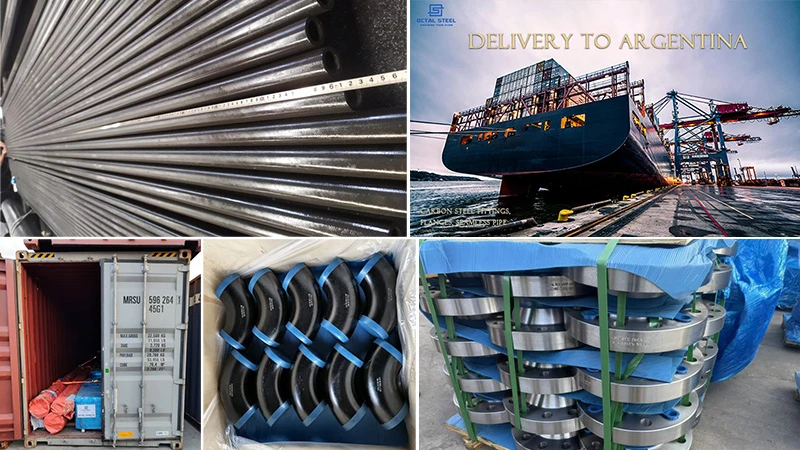 Carbon Steel Fittings Flanges and Seamless Pipes Exported to Argentina